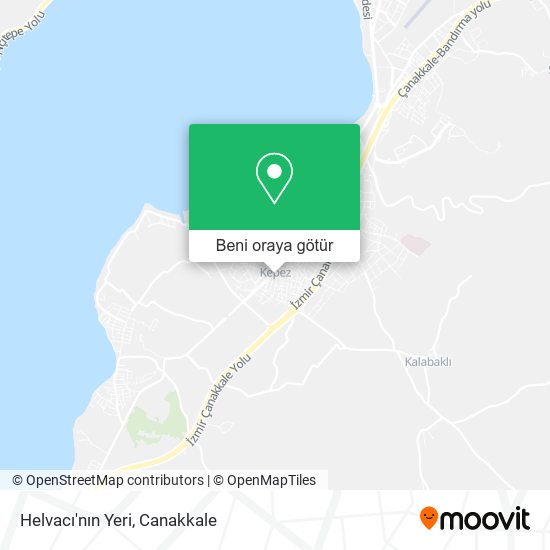 Helvacı'nın Yeri harita