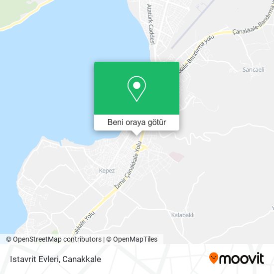 Istavrit Evleri harita