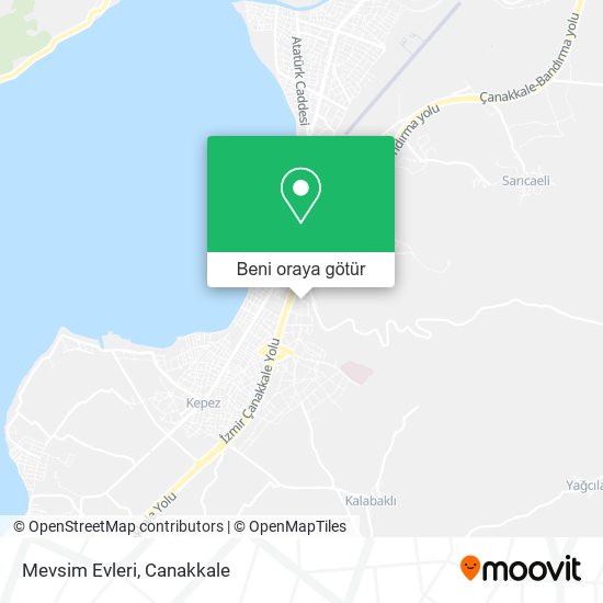 Mevsim Evleri harita