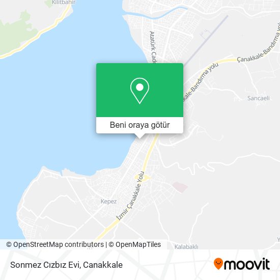 Sonmez Cızbız Evi harita