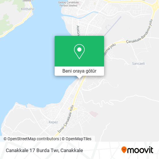 Canakkale 17 Burda Twı harita
