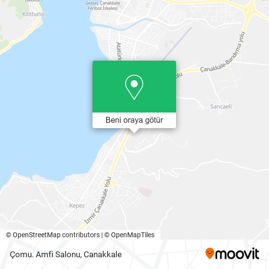 Çomu. Amfi Salonu harita