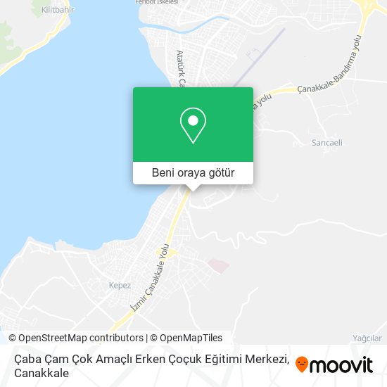 Çaba Çam Çok Amaçlı Erken Çoçuk Eğitimi Merkezi harita