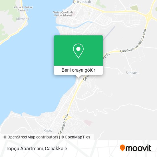 Topçu Apartmanı harita