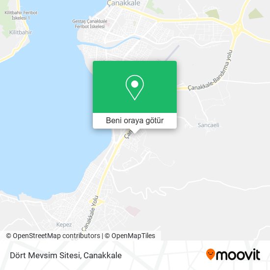 Dört Mevsim Sitesi harita