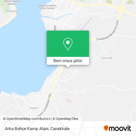 Arka Bahçe Kamp Alanı harita
