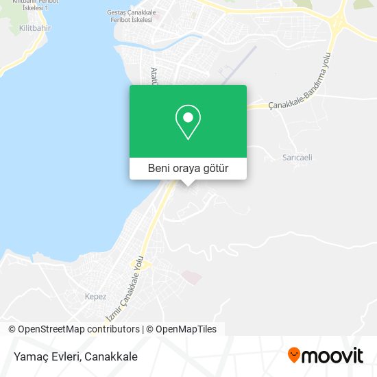 Yamaç Evleri harita