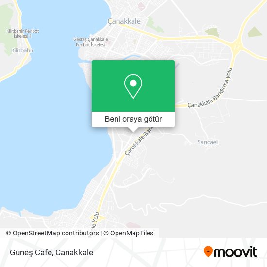 Güneş Cafe harita