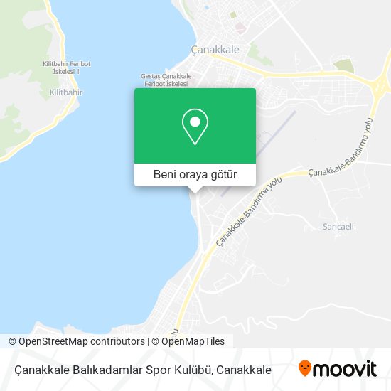 Çanakkale Balıkadamlar Spor Kulübü harita
