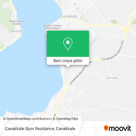 Çanakkale Spor Rezidance harita