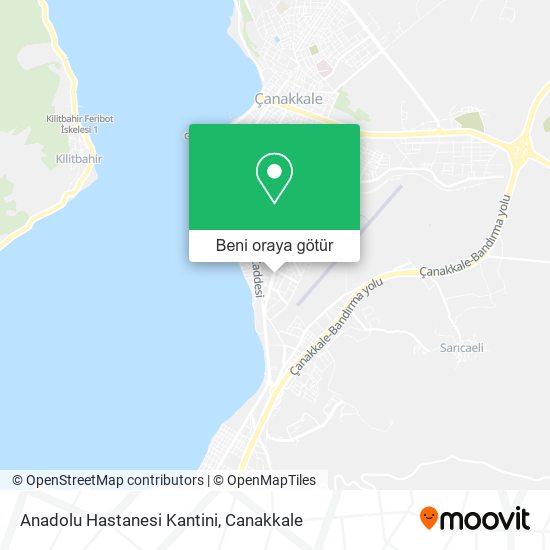 Anadolu Hastanesi Kantini harita