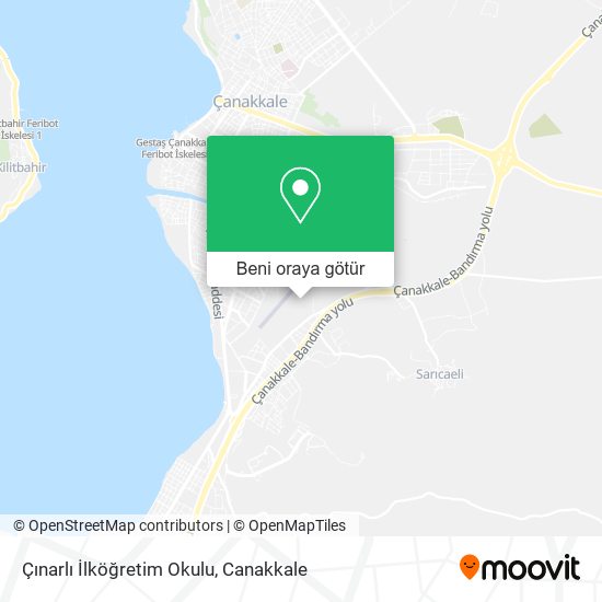 Çınarlı İlköğretim Okulu harita