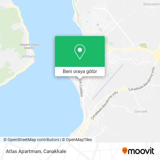 Atlas Apartmanı harita