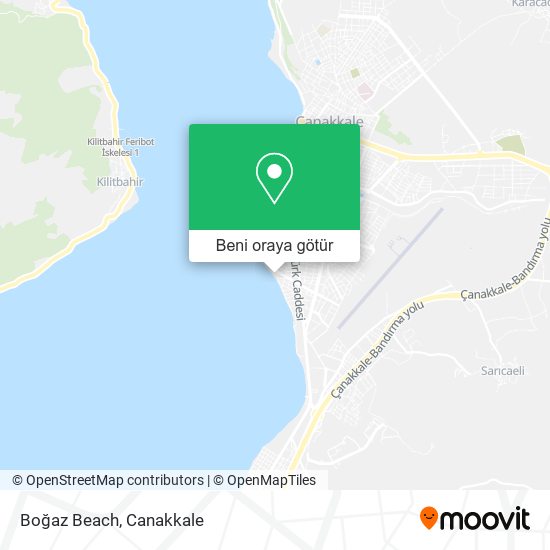 Boğaz Beach harita