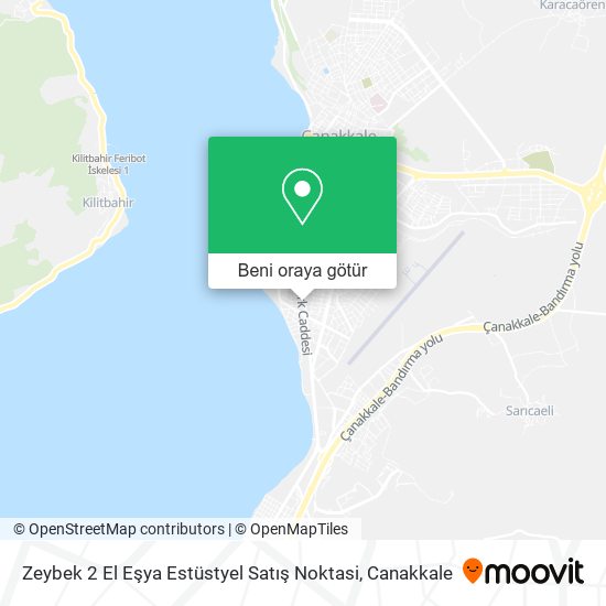 Zeybek 2 El Eşya Estüstyel Satış Noktasi harita