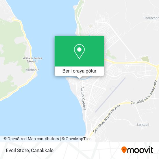 Evcıl Store harita