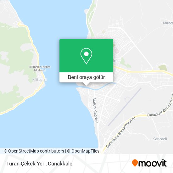 Turan Çekek Yeri harita
