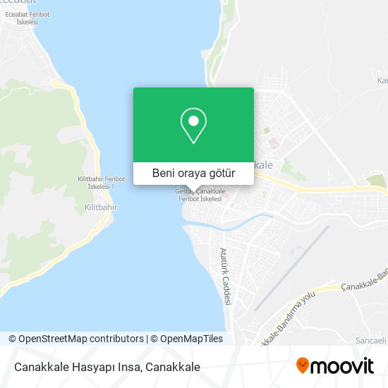 Canakkale Hasyapı Insa harita