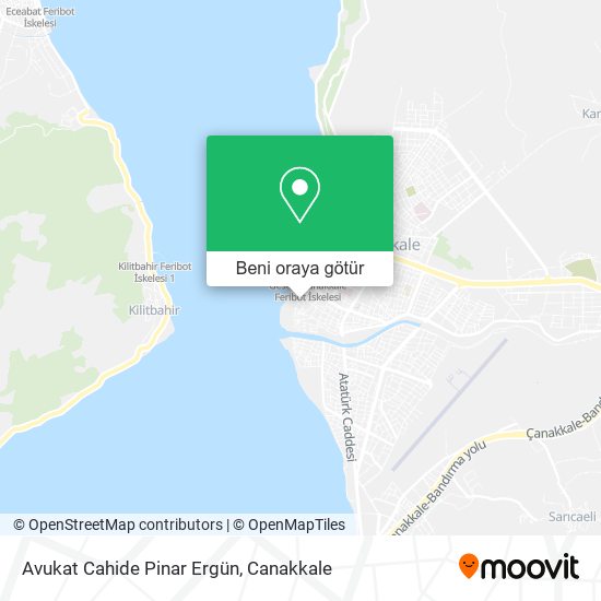 Avukat Cahide Pinar Ergün harita