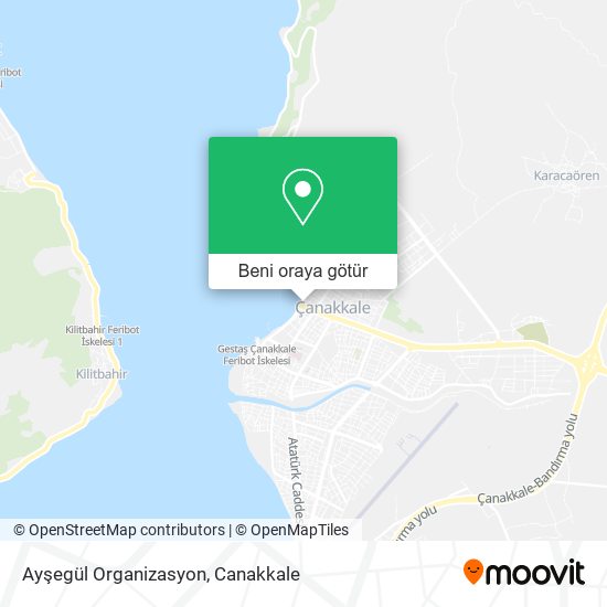Ayşegül Organizasyon harita