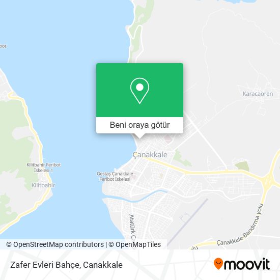 Zafer Evleri Bahçe harita