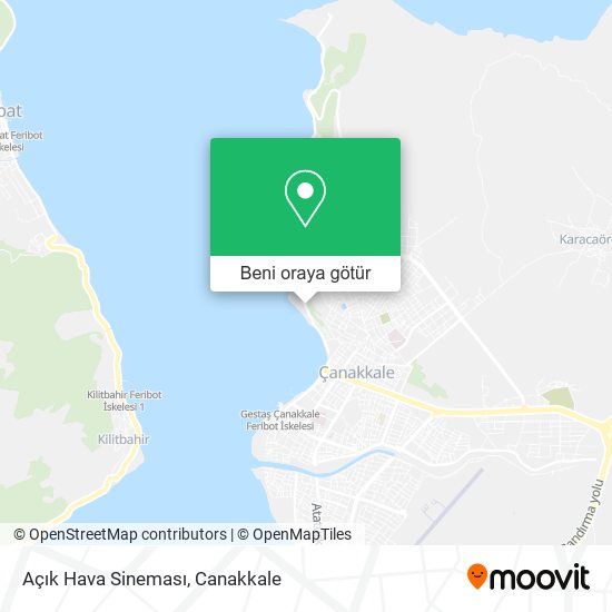 Açık Hava Sineması harita
