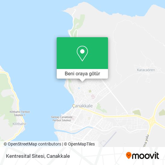 Kentresital Sitesi harita