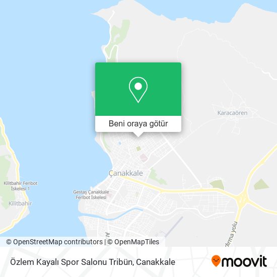 Özlem Kayalı Spor Salonu Tribün harita