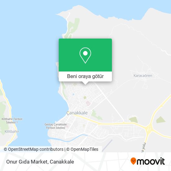 Onur Gıda Market harita