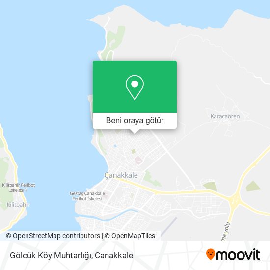 Gölcük Köy Muhtarlığı harita