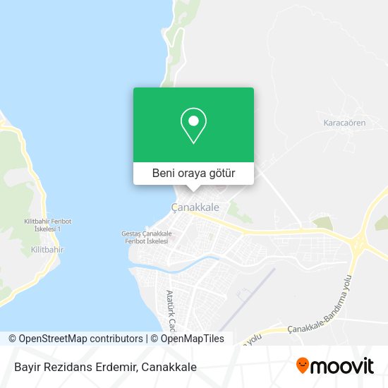 Bayir Rezidans Erdemir harita