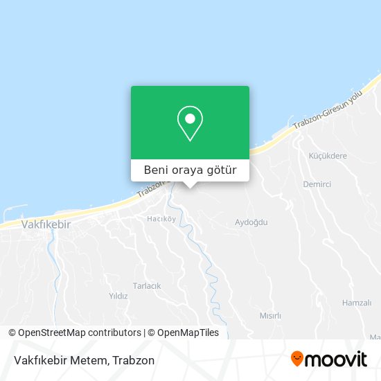 Vakfıkebir Metem harita