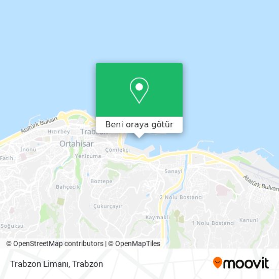 Trabzon Limanı harita
