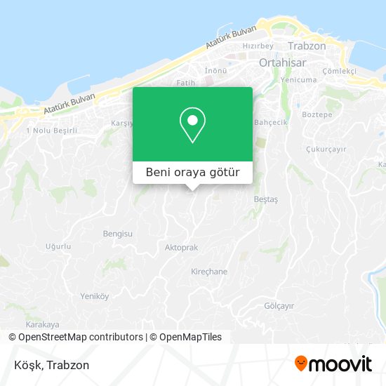 Köşk harita
