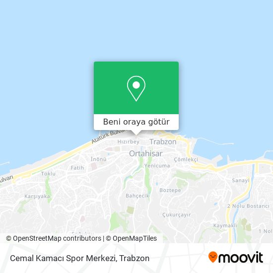 Cemal Kamacı Spor Merkezi harita