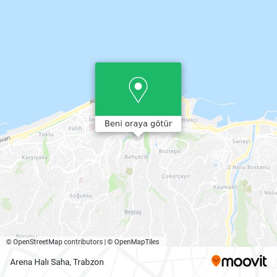 Arena Halı Saha harita