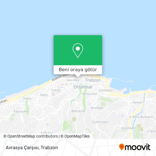 Avrasya Çarşısı harita