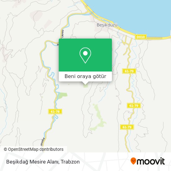 Beşikdağ Mesire Alanı harita
