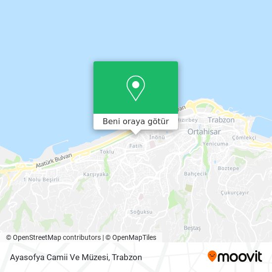 Ayasofya Camii Ve Müzesi harita
