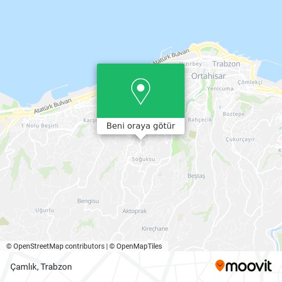Çamlık harita