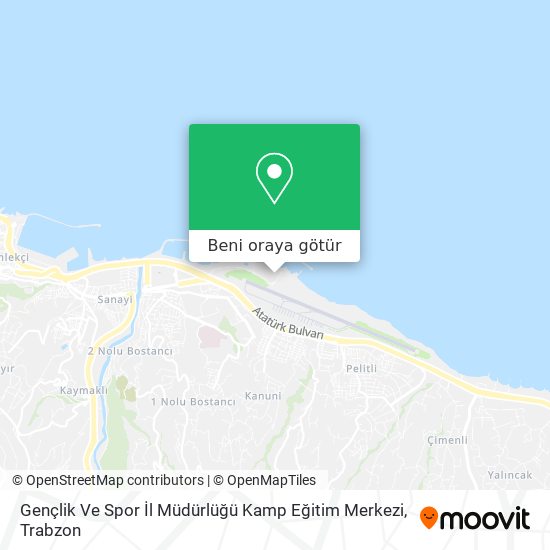 Gençlik Ve Spor İl Müdürlüğü Kamp Eğitim Merkezi harita