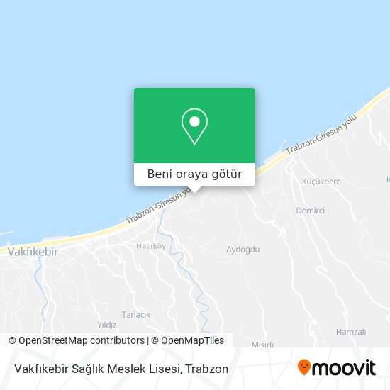 Vakfıkebir Sağlık Meslek Lisesi harita