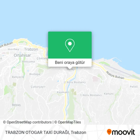 TRABZON OTOGAR TAXİ DURAĞI harita