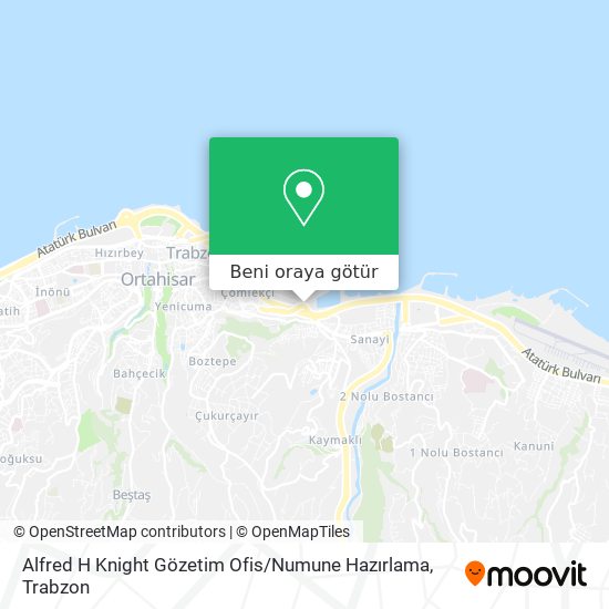 Alfred H Knight Gözetim Ofis / Numune Hazırlama harita