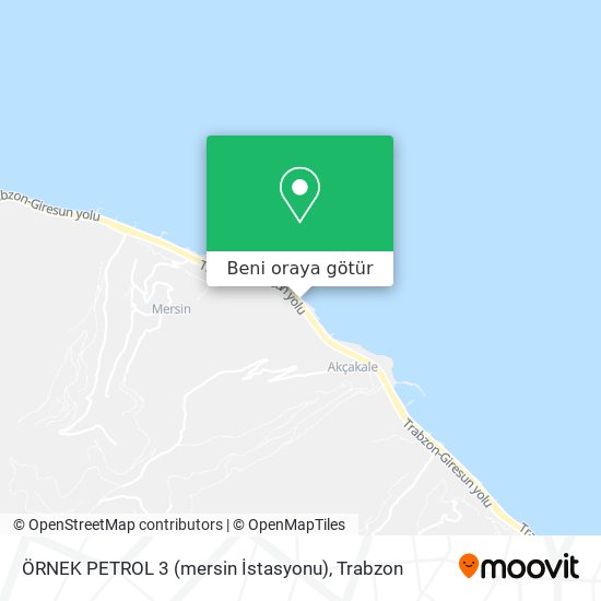 ÖRNEK PETROL 3 (mersin İstasyonu) harita