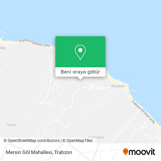 Mersin Göl Mahallesi harita