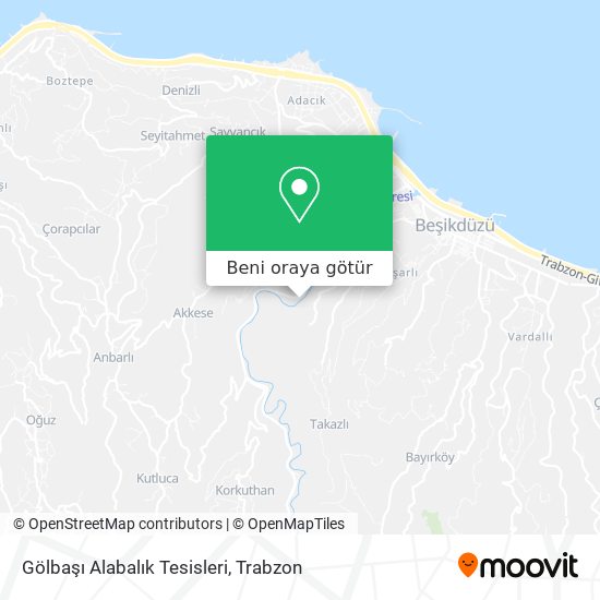 Gölbaşı Alabalık Tesisleri harita