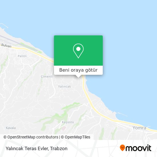 Yalıncak Teras Evler harita