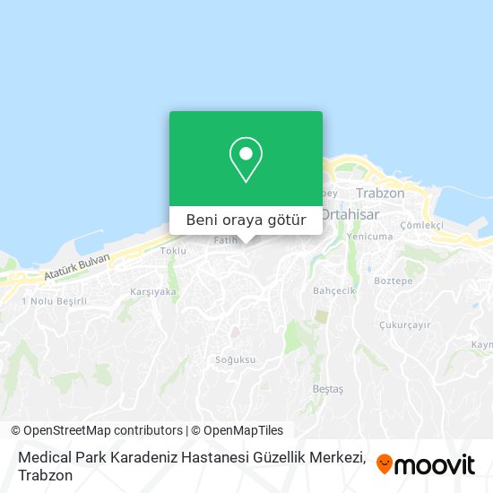 Medical Park Karadeniz Hastanesi Güzellik Merkezi harita