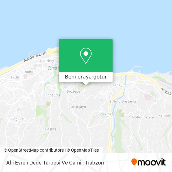 Ahi Evren Dede Türbesi Ve Camii harita